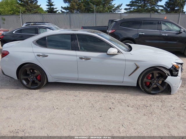 Auction sale of the 2019 Genesis G70 3.3t Advanced, vin: KMTG34LE9KU026145, lot number: 45300427