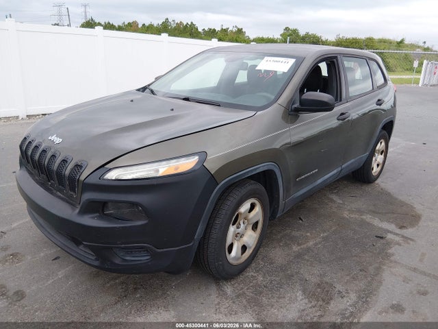 2014 Jeep Cherokee Sport მანქანა იყიდება აუქციონზე, vin: 1C4PJLAB0EW194370, აუქციონის ნომერი: 45300441