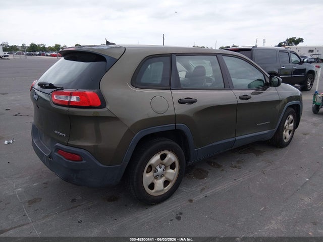 2014 Jeep Cherokee Sport მანქანა იყიდება აუქციონზე, vin: 1C4PJLAB0EW194370, აუქციონის ნომერი: 45300441