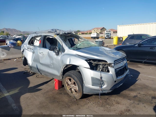 45300462 :رقم المزاد ، 3GNCJLSB2GL262200 vin ، 2016 Chevrolet Trax Lt مزاد بيع