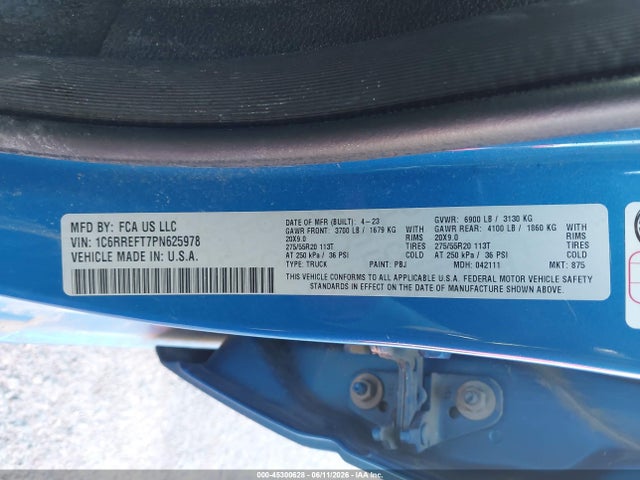 Продаж на аукціоні авто 2023 Ram 1500 Lone Star  4x2 5'7 Box, vin: 1C6RREFT7PN625978, номер лоту: 45300628