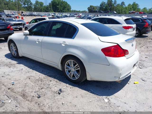 2013 Infiniti G37 Journey მანქანა იყიდება აუქციონზე, vin: JN1CV6AP4DM305239, აუქციონის ნომერი: 45300683