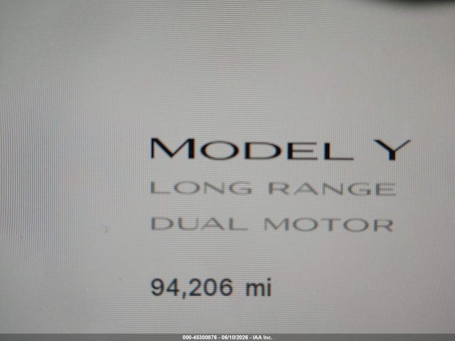 Aukcja sprzedaży 2021 Tesla Model Y Long Range Dual Motor All-wheel Drive, vin: 5YJYGDEE1MF192076, numer aukcji: 45300876