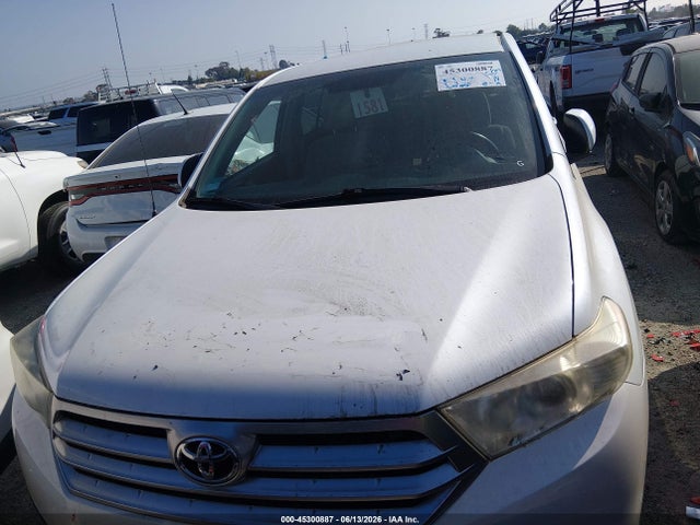 2012 Toyota Highlander მანქანა იყიდება აუქციონზე, vin: 5TDZA3EHXCS022478, აუქციონის ნომერი: 45300887