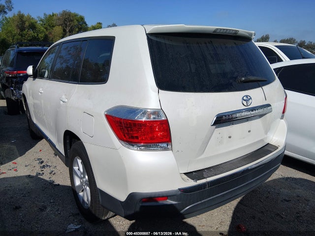 2012 Toyota Highlander მანქანა იყიდება აუქციონზე, vin: 5TDZA3EHXCS022478, აუქციონის ნომერი: 45300887