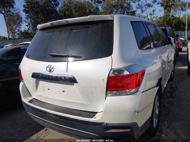 2012 Toyota Highlander მანქანა იყიდება აუქციონზე, vin: 5TDZA3EHXCS022478, აუქციონის ნომერი: 45300887