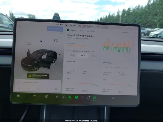 45300889 :رقم المزاد ، 7SAYGDEE0TF560524 vin ، 2026 Tesla Model Y All-wheel Drive/long Range Launch Series/premium All-wheel Drive مزاد بيع