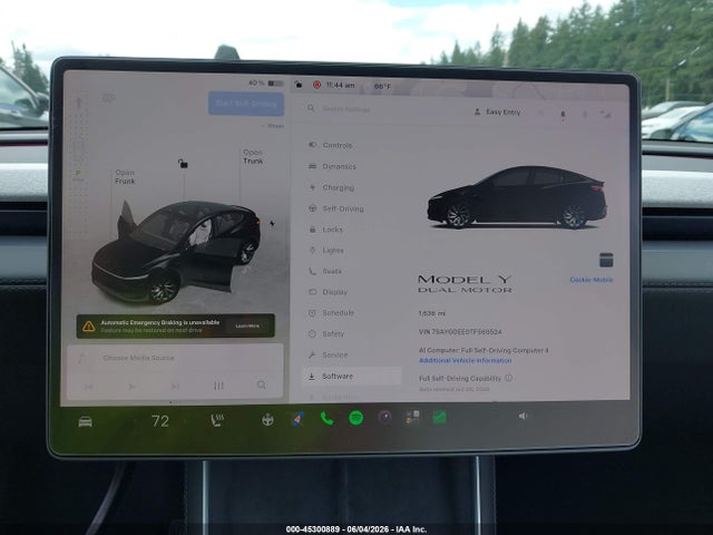 45300889 :رقم المزاد ، 7SAYGDEE0TF560524 vin ، 2026 Tesla Model Y All-wheel Drive/long Range Launch Series/premium All-wheel Drive مزاد بيع
