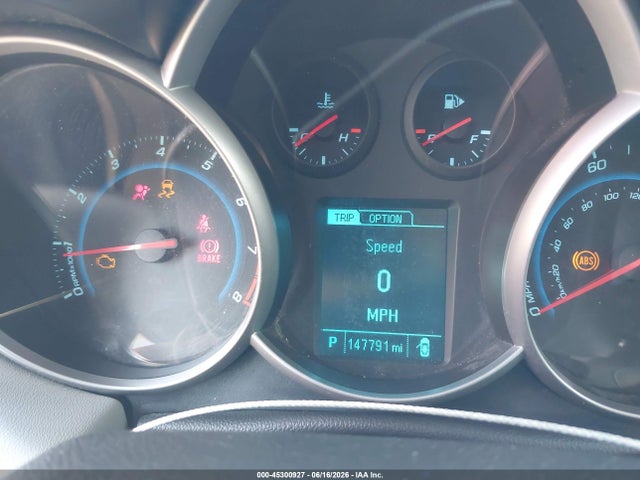 Продажа на аукционе авто 2015 Chevrolet Cruze 1lt Auto, vin: 1G1PC5SB7F7150360, номер лота: 45300927