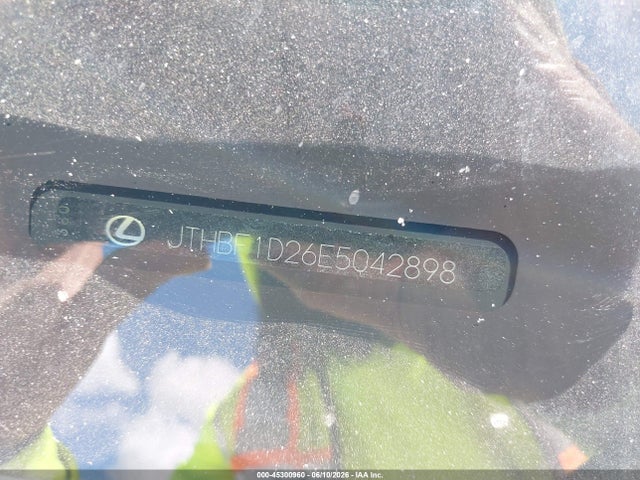 Продаж на аукціоні авто 2014 Lexus Is 250, vin: JTHBF1D26E5042898, номер лоту: 45300960