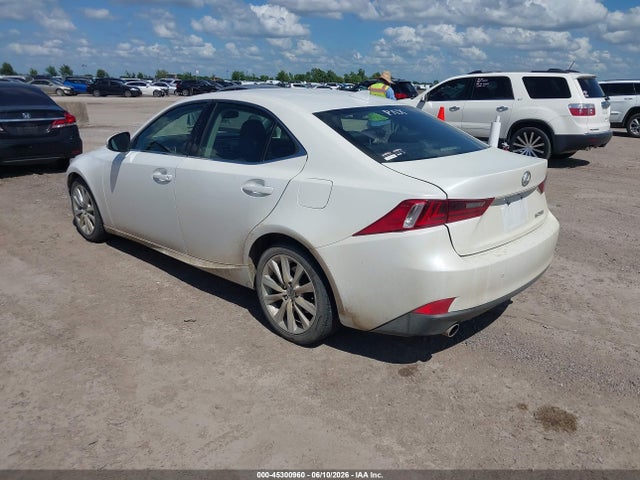 Продаж на аукціоні авто 2014 Lexus Is 250, vin: JTHBF1D26E5042898, номер лоту: 45300960