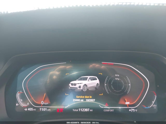 Aukcja sprzedaży 2020 Bmw X7 Xdrive40i, vin: 5UXCW2C03L9B99906, numer aukcji: 45300978
