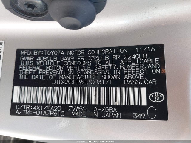 Toyota Prius Prime Premium 2017 JTDKARFP6H3003171 Image 9