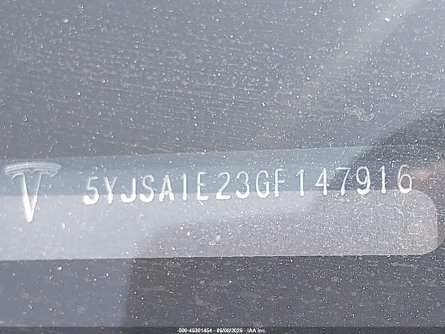 5YJSA1E23GF147916 Tesla Model S 60d/70d/75d/85d/90d