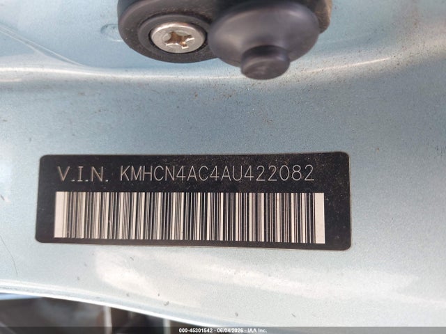 45301542 :رقم المزاد ، KMHCN4AC4AU422082 vin ، 2010 Hyundai Accent Gls مزاد بيع