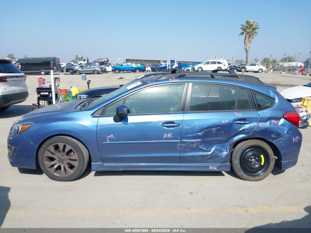 2015 Subaru Impreza 2.0i Sport Limited მანქანა იყიდება აუქციონზე, vin: JF1GPAW62F8318438, აუქციონის ნომერი: 45301665