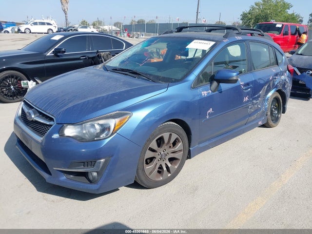 2015 Subaru Impreza 2.0i Sport Limited მანქანა იყიდება აუქციონზე, vin: JF1GPAW62F8318438, აუქციონის ნომერი: 45301665