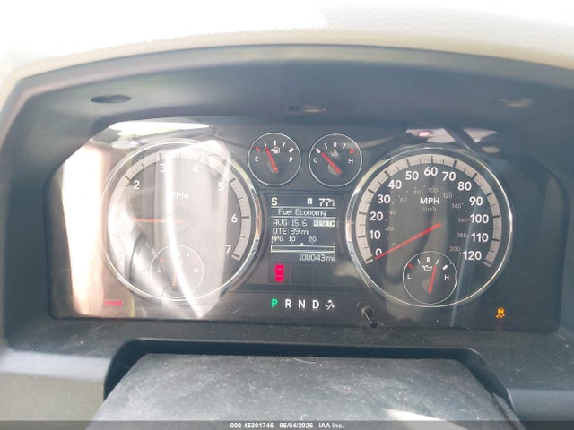 Продаж на аукціоні авто 2011 Ram Ram 1500 Slt, vin: 1D7RV1CT3BS644674, номер лоту: 45301746