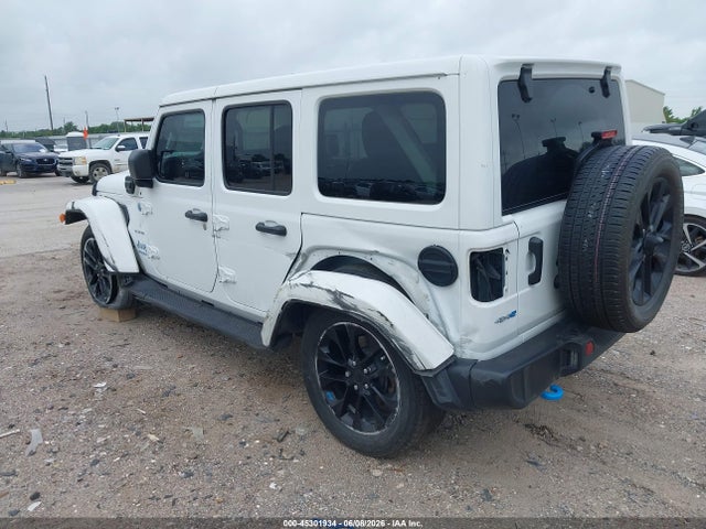 Aukcja sprzedaży 2022 Jeep Wrangler 4xe Unlimited Sahara 4x4, vin: 1C4JJXP66NW108227, numer aukcji: 45301934