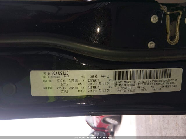Aukcja sprzedaży 2018 Jeep Compass Latitude Fwd, vin: 3C4NJCBB3JT181778, numer aukcji: 45302029