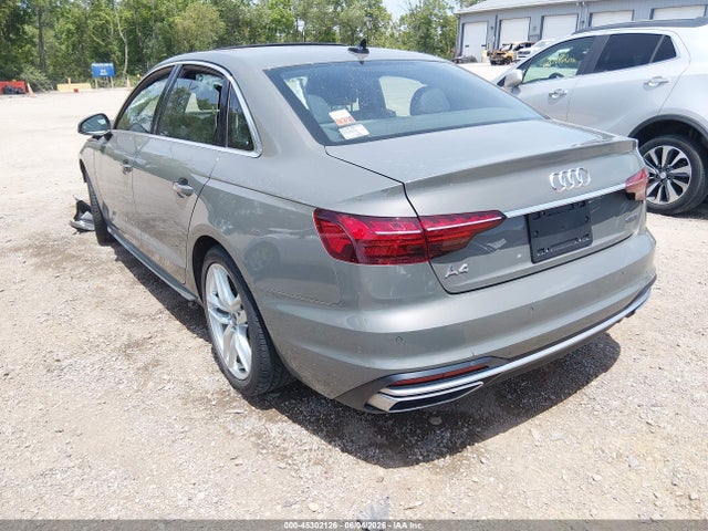 Aukcja sprzedaży 2023 Audi A4 Premium Plus 45 Tfsi S Line Quattro S Tronic, vin: WAUEAAF49PN003217, numer aukcji: 45302126