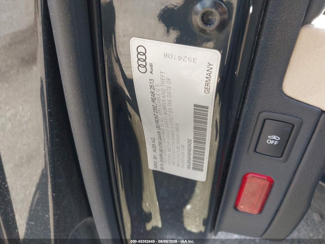Aukcja sprzedaży 2017 Audi A4 2.0t Premium, vin: WAUENAF45HN034292, numer aukcji: 45302445