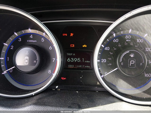 2011 Hyundai Sonata Se მანქანა იყიდება აუქციონზე, vin: 5NPEC4AC9BH117157, აუქციონის ნომერი: 45302553