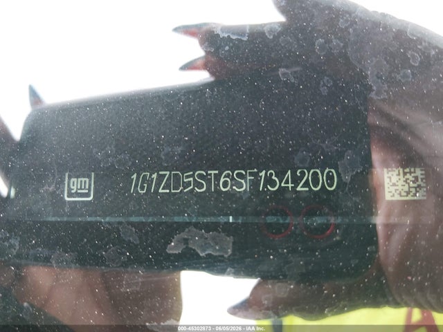 1G1ZD5ST6SF134200 Chevrolet Malibu Fwd 1lt