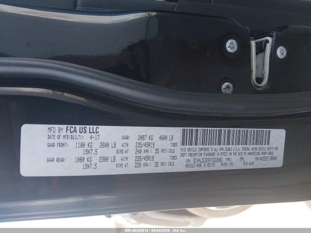 Jeep New Compass Limited 4x4 2017 3C4NJDCB3HT632061 Image 9
