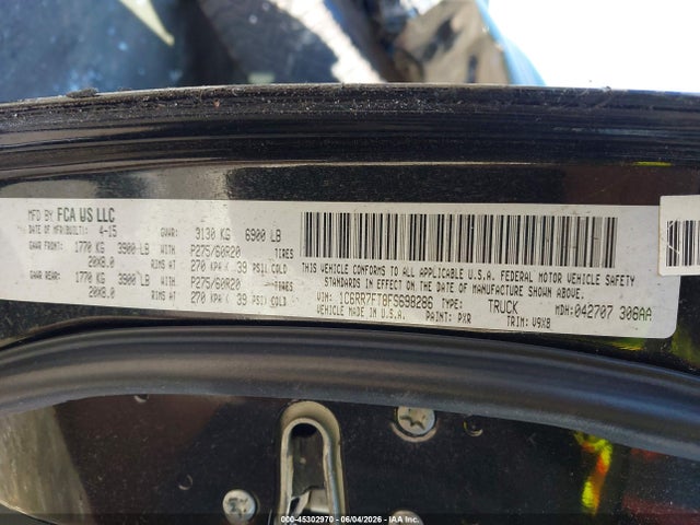 Auction sale of the 2015 Ram 1500 Express, vin: 1C6RR7FT8FS698286, lot number: 45302970