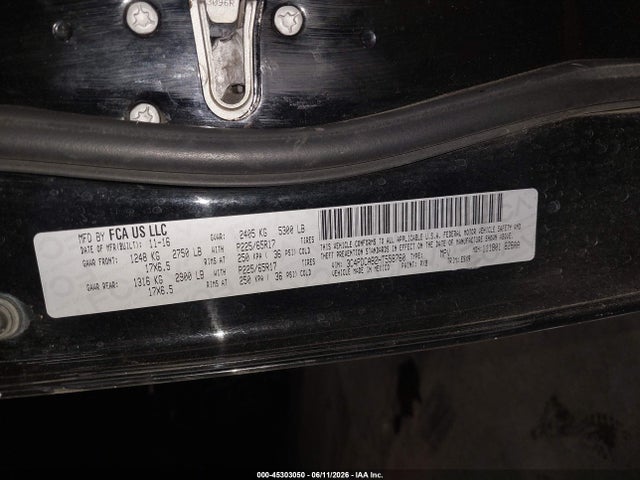 2017 Dodge Journey Se მანქანა იყიდება აუქციონზე, vin: 3C4PDCAB2HT558760, აუქციონის ნომერი: 45303050