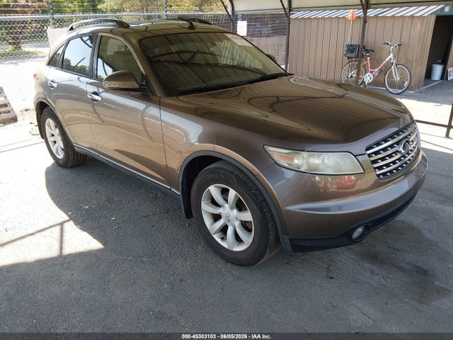 Aukcja sprzedaży 2005 Infiniti Fx35, vin: JNRAS08W25X210847, numer aukcji: 45303103