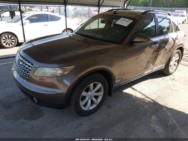 Aukcja sprzedaży 2005 Infiniti Fx35, vin: JNRAS08W25X210847, numer aukcji: 45303103