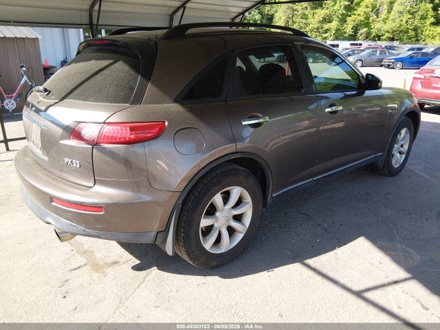 Aukcja sprzedaży 2005 Infiniti Fx35, vin: JNRAS08W25X210847, numer aukcji: 45303103