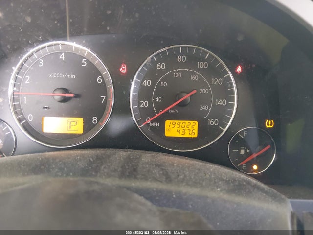 Aukcja sprzedaży 2005 Infiniti Fx35, vin: JNRAS08W25X210847, numer aukcji: 45303103