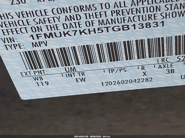 Ford Explorer St-line 2026 1FMUK7KH5TGB13831 Image 9