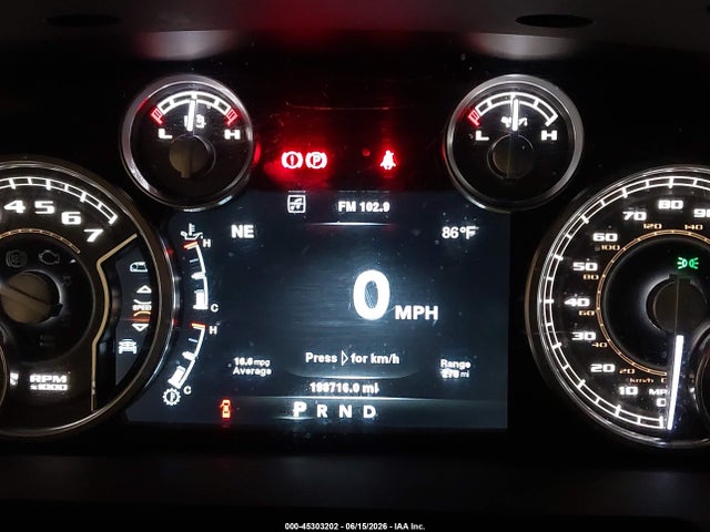 Продаж на аукціоні авто 2014 Ram 1500 Longhorn, vin: 1C6RR7PT0ES324509, номер лоту: 45303202