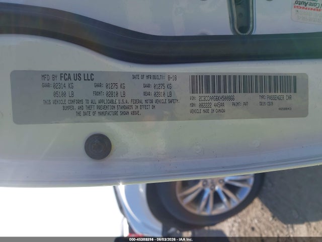 Aukcja sprzedaży 2019 Chrysler 300 Touring, vin: 2C3CCAAG6KH500866, numer aukcji: 45303214