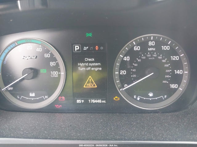 Aukcja sprzedaży 2016 Hyundai Sonata Hybrid Se, vin: KMHE24L12GA010976, numer aukcji: 45303224