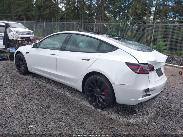 Продажа на аукционе авто 2023 Tesla Model 3 Performance Dual Motor All-wheel Drive, vin: 5YJ3E1EC2PF494896, номер лота: 45303321