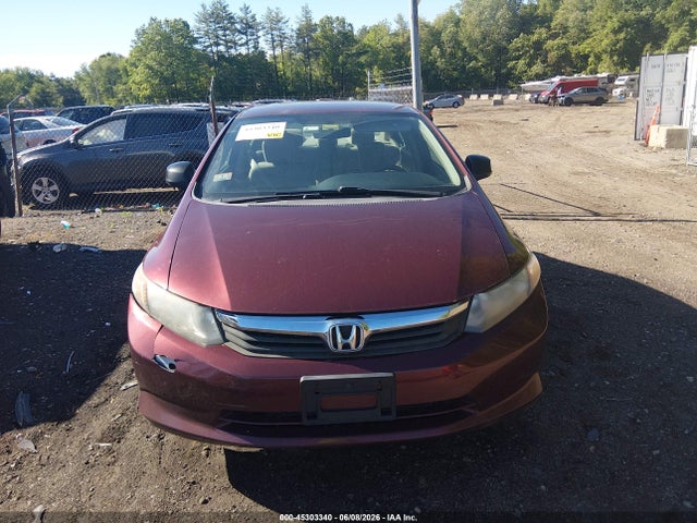 Aukcja sprzedaży 2012 Honda Civic Lx, vin: 2HGFB2F52CH568061, numer aukcji: 45303340