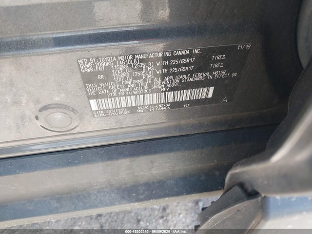 2T3F1RFV4LW092065 Toyota RAV4 LE