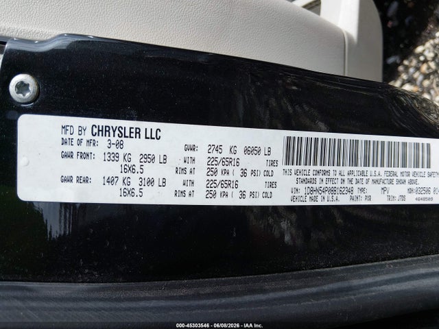 Aukcja sprzedaży 2008 Dodge Grand Caravan Sxt, vin: 1D8HN54P08B162348, numer aukcji: 45303546