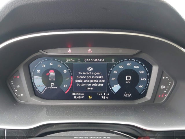 45303579 :رقم المزاد ، WA1DECF35P1075393 vin ، 2023 Audi Q3 Premium 45 Tfsi S Line Quattro Tiptronic مزاد بيع