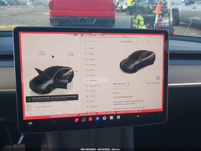 Продажа на аукционе авто 2022 Tesla Model Y Long Range Dual Motor All-wheel Drive, vin: 7SAYGDEE6NA021907, номер лота: 45303583
