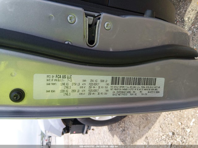 Продаж на аукціоні авто 2016 Dodge Journey Sxt, vin: 3C4PDDBG4GT100961, номер лоту: 45303702