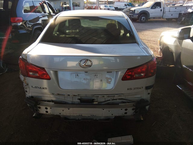 Aukcja sprzedaży 2006 Lexus Is 250, vin: JTHBK262765018920, numer aukcji: 45303719