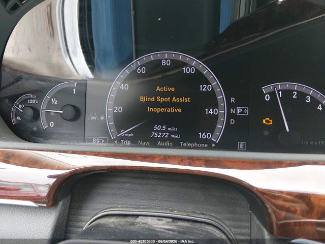 45303830 :رقم المزاد ، WDDNG7DB1DA519876 vin ، 2013 Mercedes-benz S 550 مزاد بيع