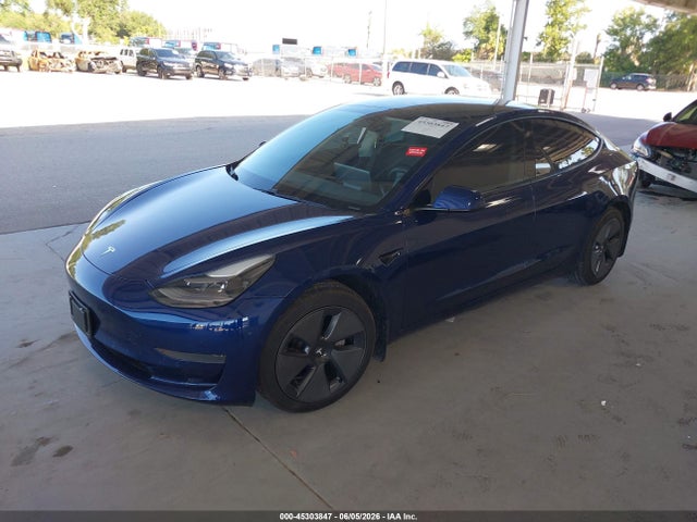 Tesla Model 3 Standard Range Plus Rear-wheel Drive 2021 5YJ3E1EA3MF991157 Image 2
