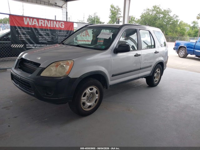 2005 Honda Cr-v Lx მანქანა იყიდება აუქციონზე, vin: JHLRD78505C054153, აუქციონის ნომერი: 45303905